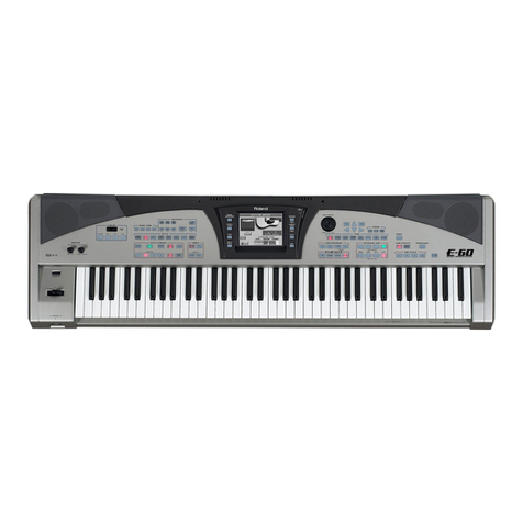 Roland E-60 Manuel utilisateur