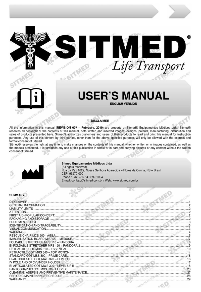 Sitmed MCS 200 Manuel utilisateur