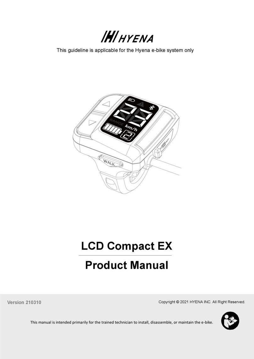 Hyena LCD Compact EX Manuel utilisateur