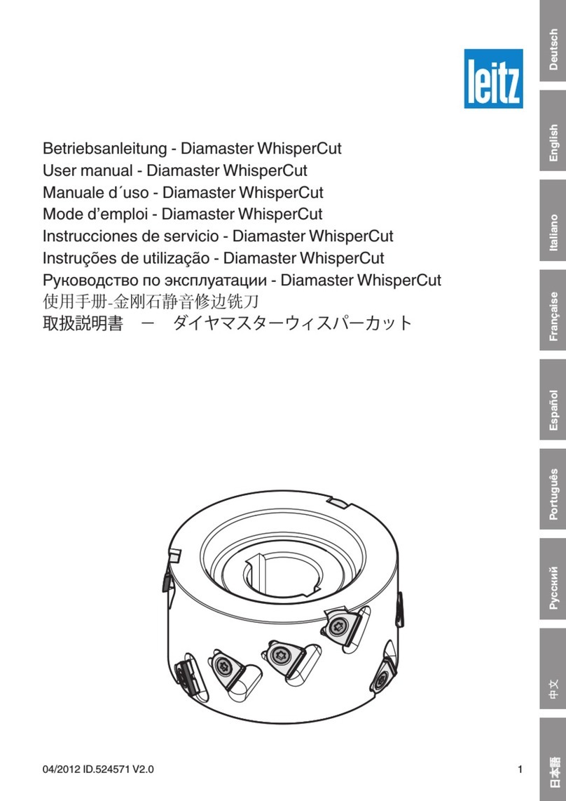 LEITZ Diamaster WhisperCut Manuel utilisateur