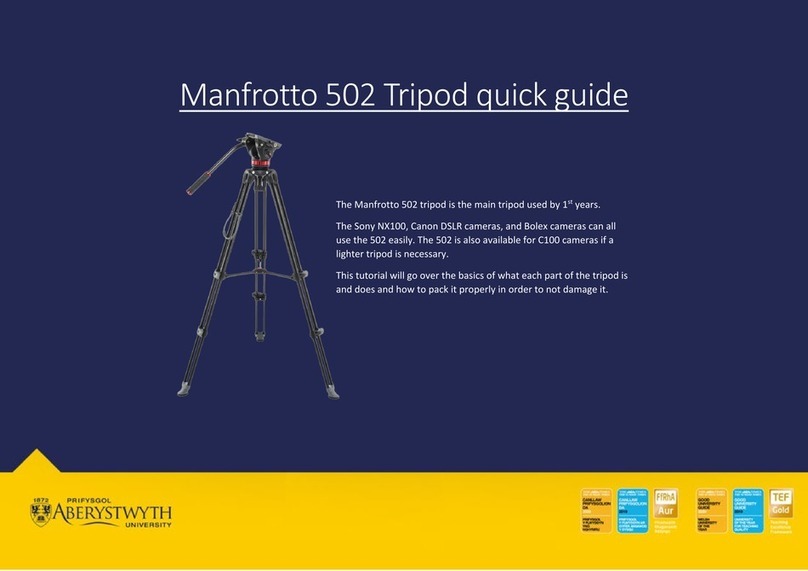 Manfrotto 502 Manuel utilisateur