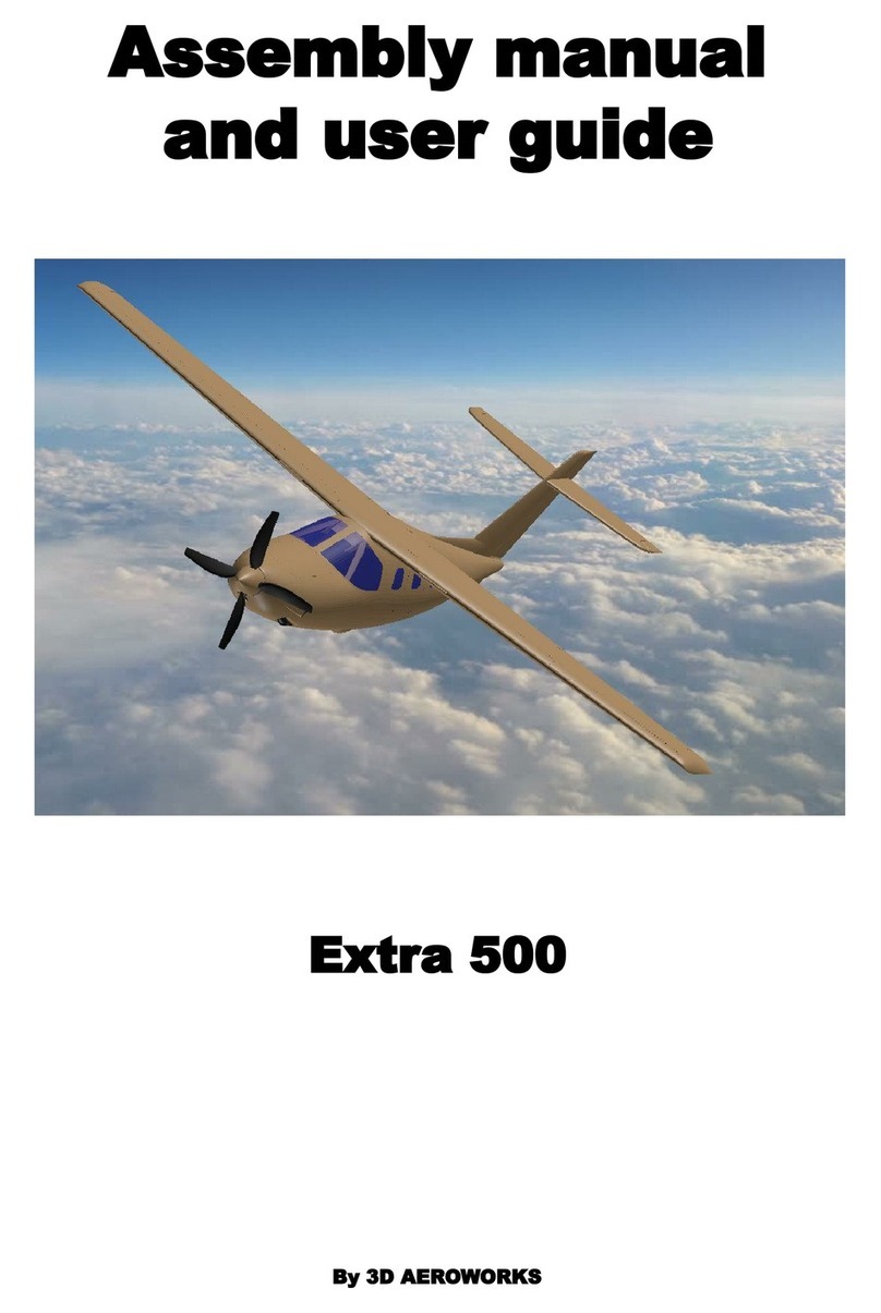 3D AEROWORKS Extra 500 Mode d’emploi