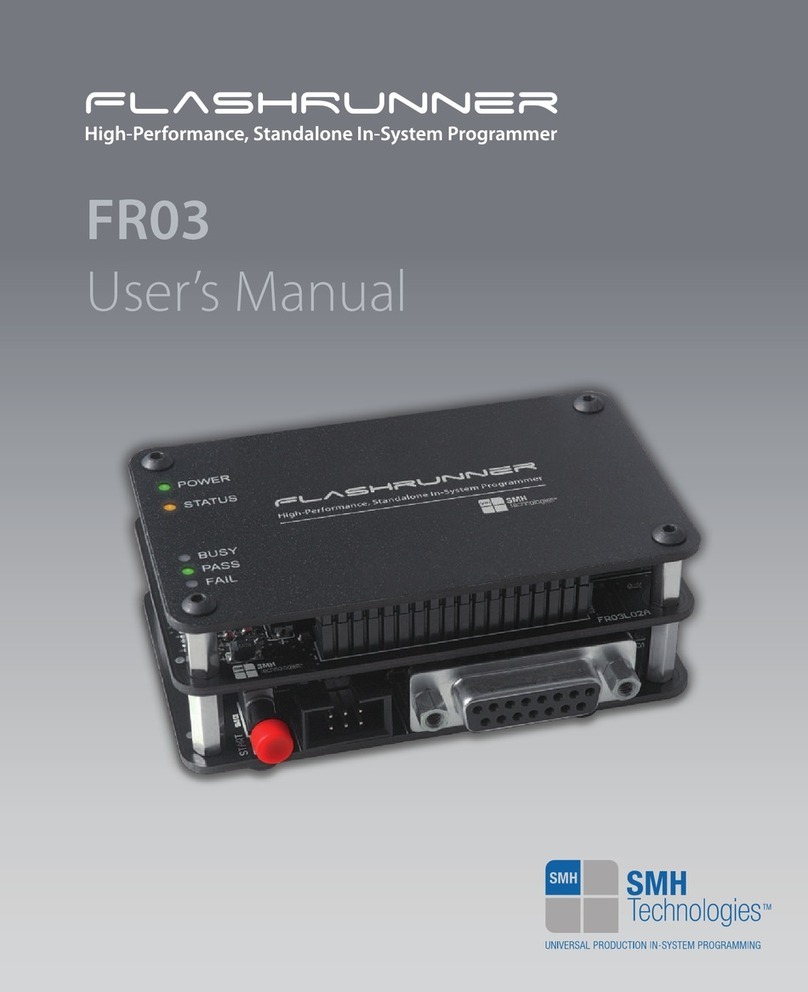SMH Technologies FlashRunner FR03 Manuel utilisateur