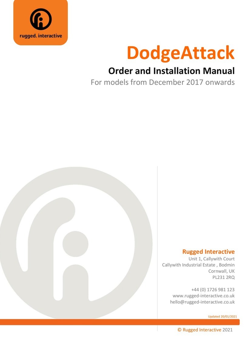 Rugged Interactive DodgeAttack Manuel utilisateur Rugged Interactive DodgeAttack Manuel utilisateur