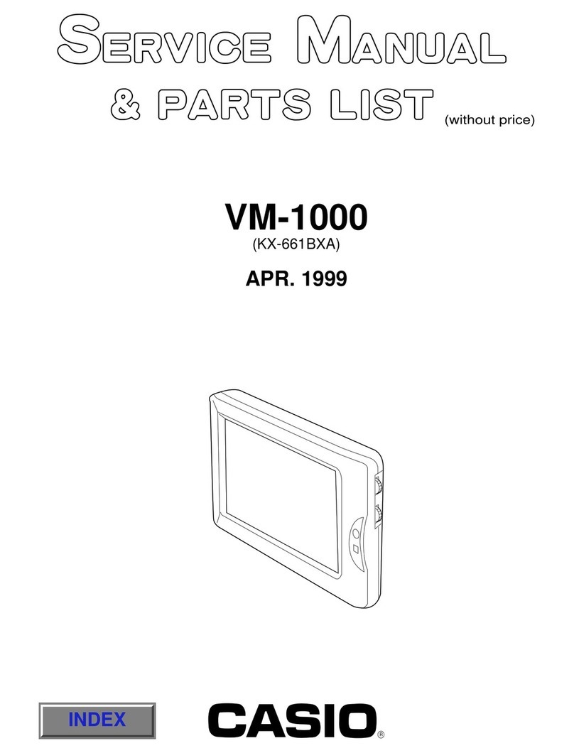 Casio VM-1000 Guide de dépannage