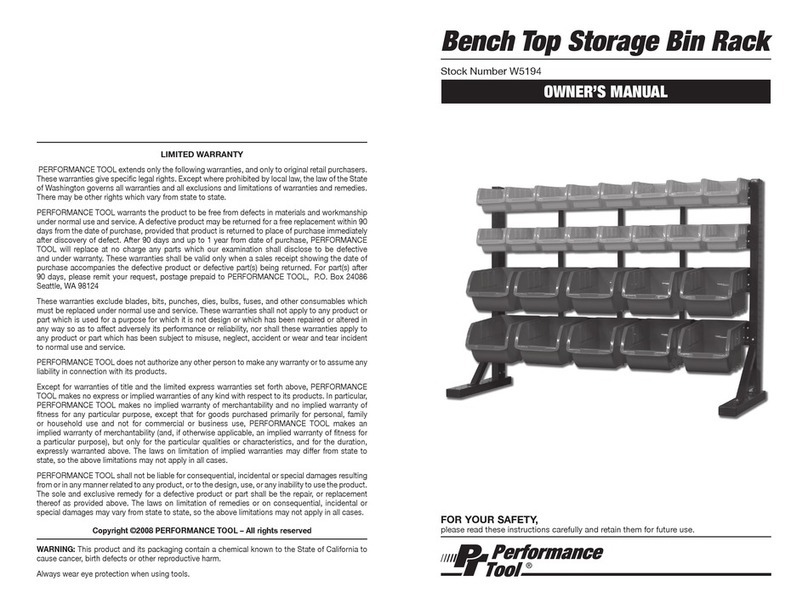 Performance Tool W5194 Manuel utilisateur