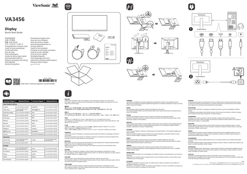 ViewSonic VA3456 Manuel utilisateur