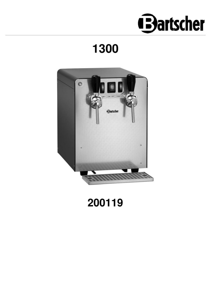 Bartscher 1300 Manuel utilisateur