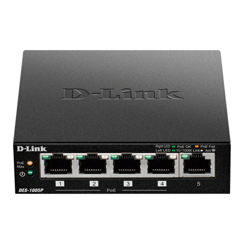 D-Link DES-1005P Manuel utilisateur