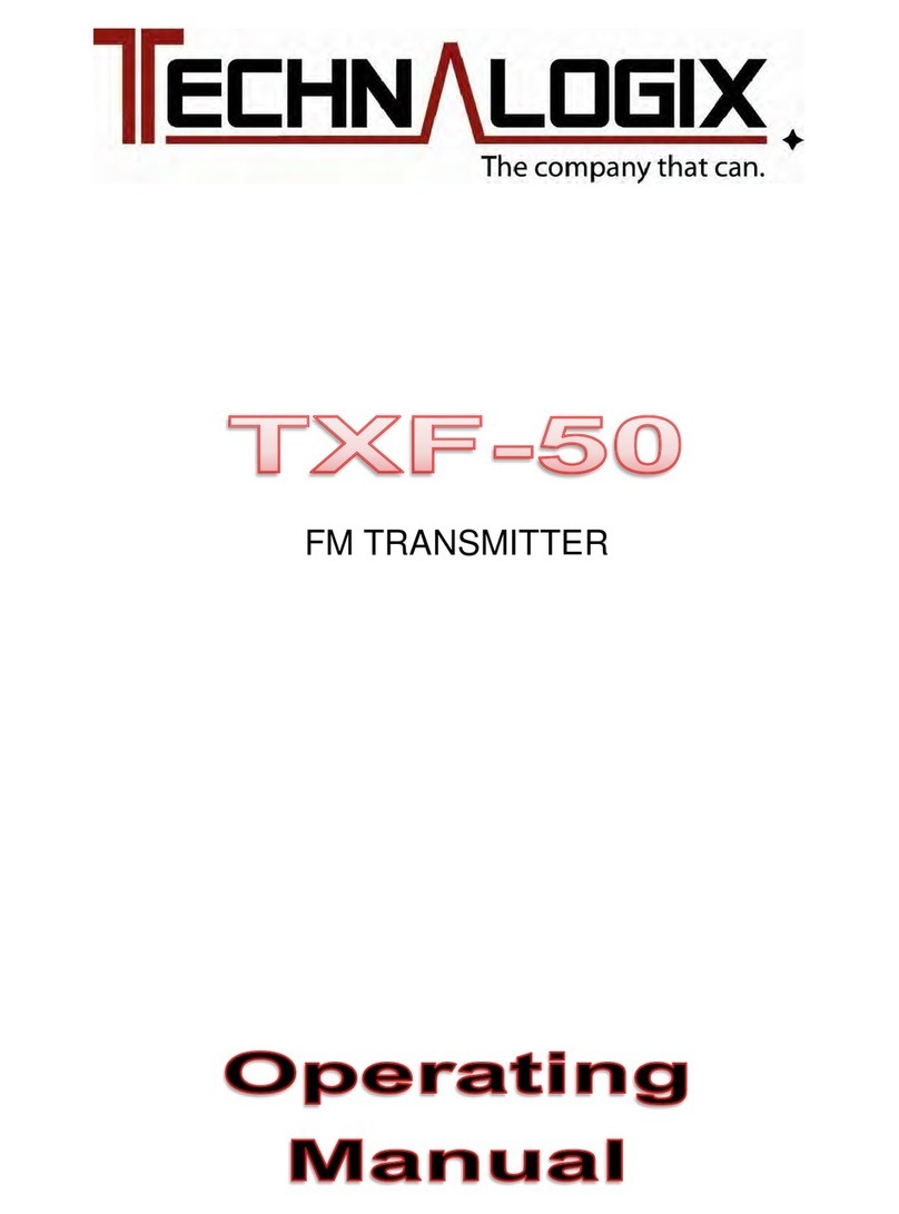 Technalogix TXF-50 Manuel utilisateur