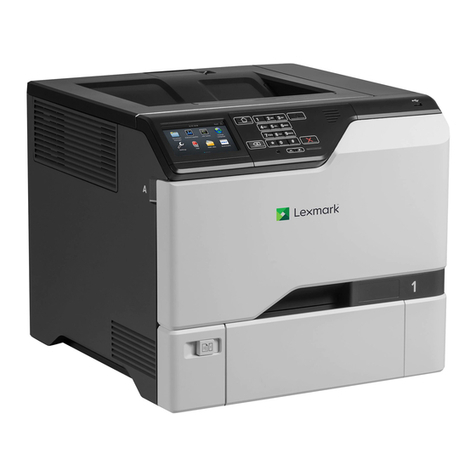 Lexmark CS725R Guide de configuration rapide