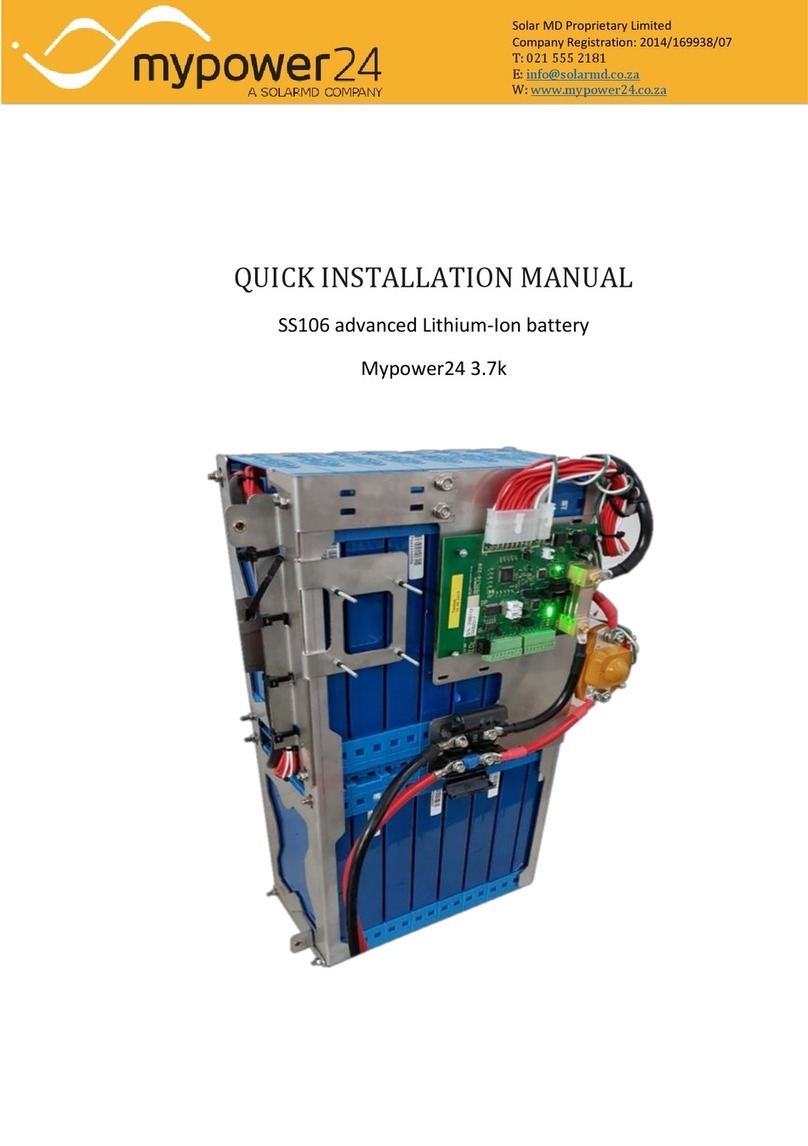 Solar MD mypower24 Instructions d'utilisation et d'entretien