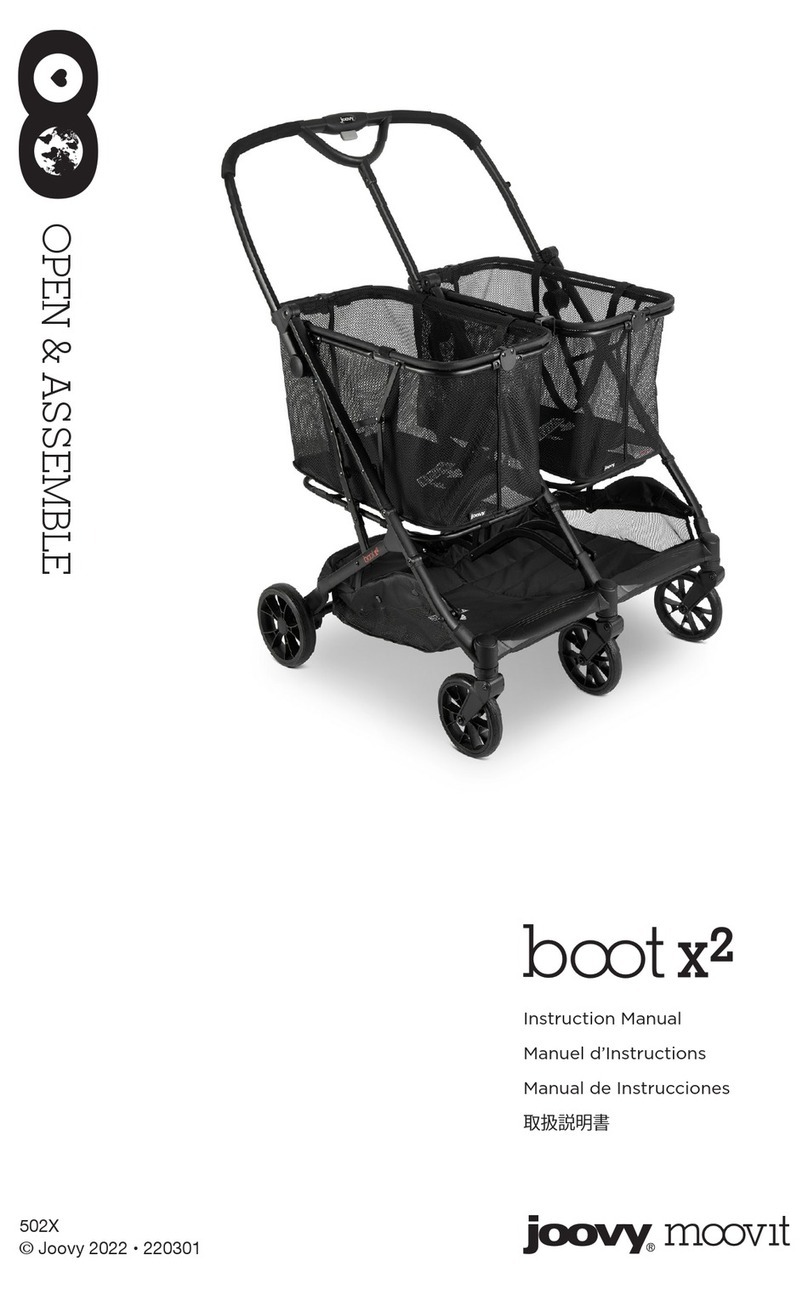 Joovy boot x2 Manuel utilisateur