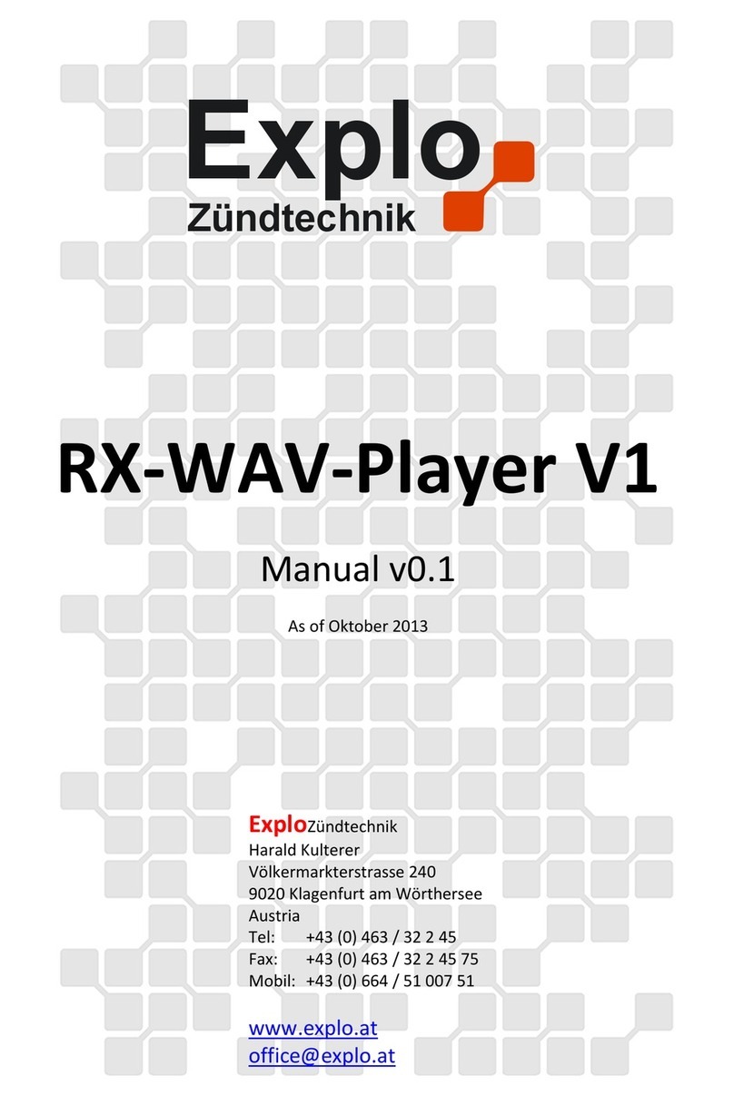 Explo RX-WAV-Player Manuel utilisateur
