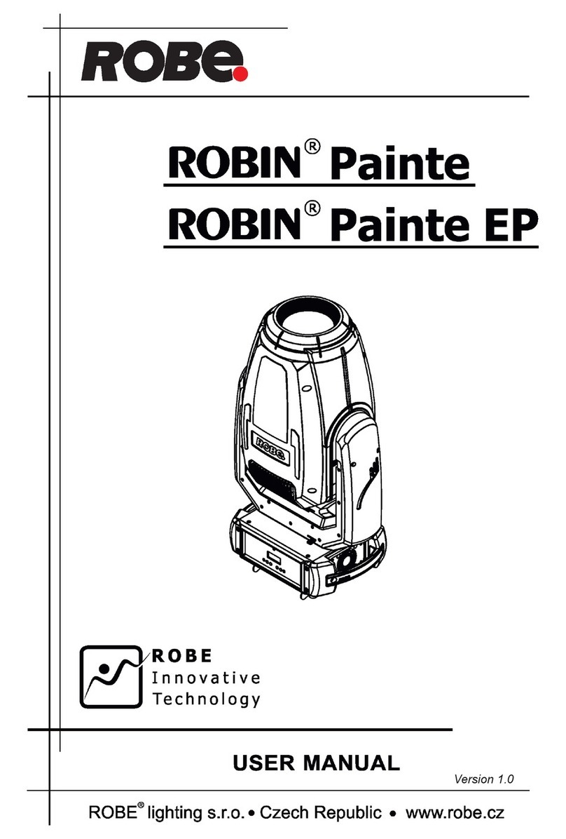 Robe Painte Manuel utilisateur Robe Painte Manuel utilisateur