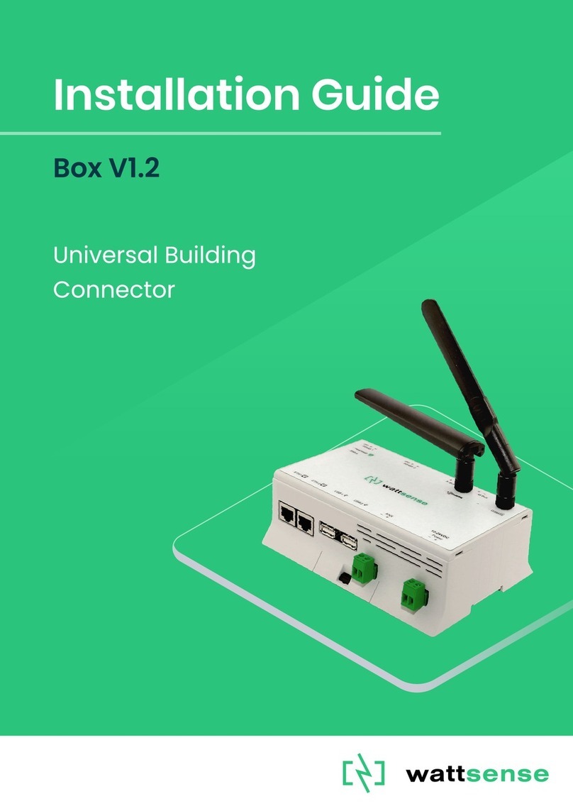 Wattsense Box V1.2 Manuel utilisateur