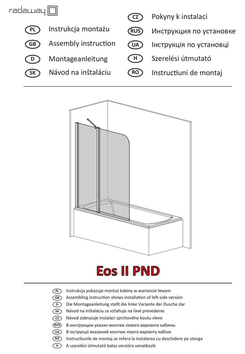 Radaway Eos II PND Manuel utilisateur