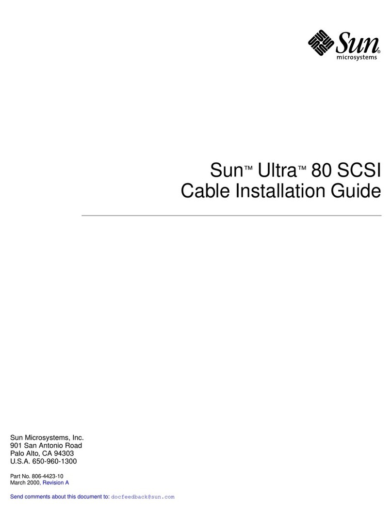 Sun Microsystems Ultra 80 SCSI Manuel utilisateur