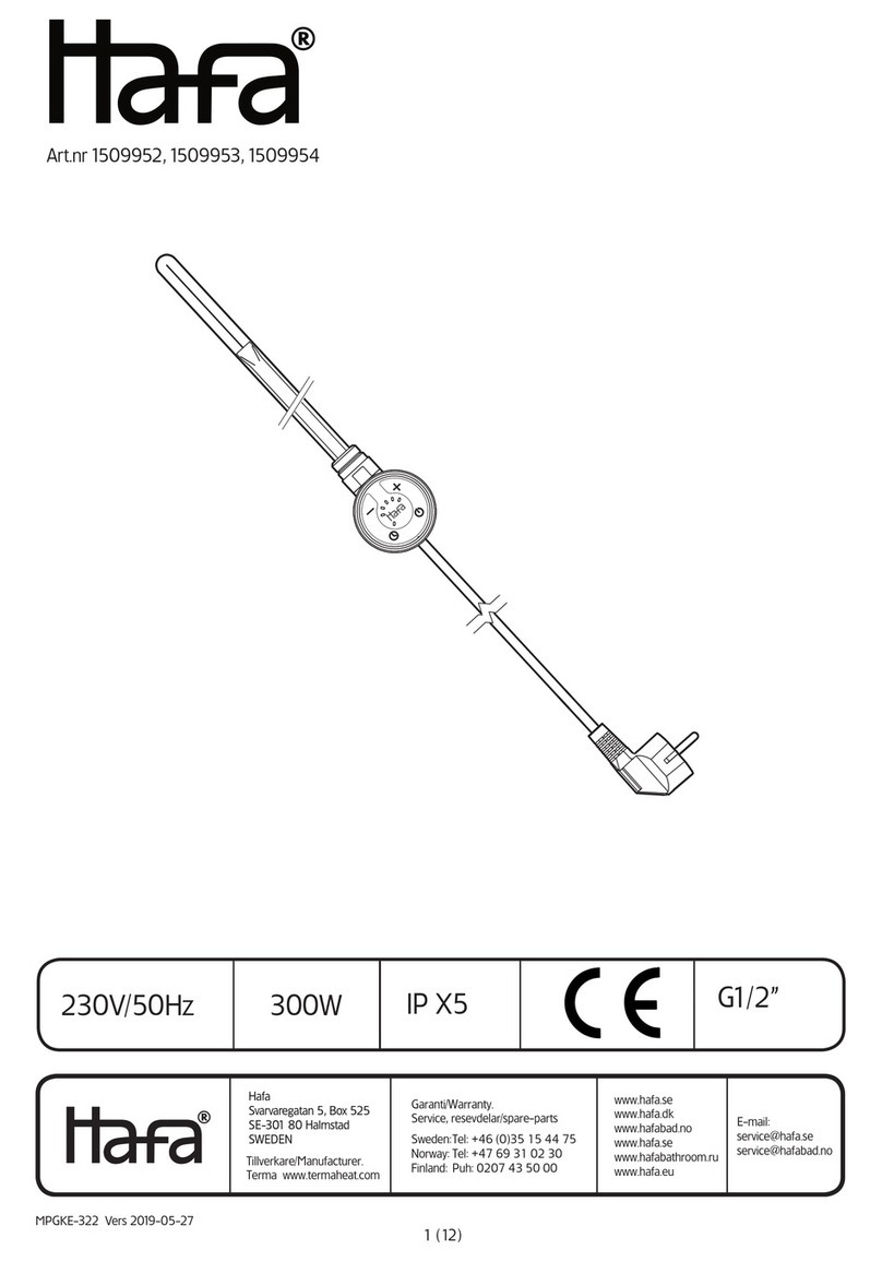 HAFA 1509952 Manuel utilisateur