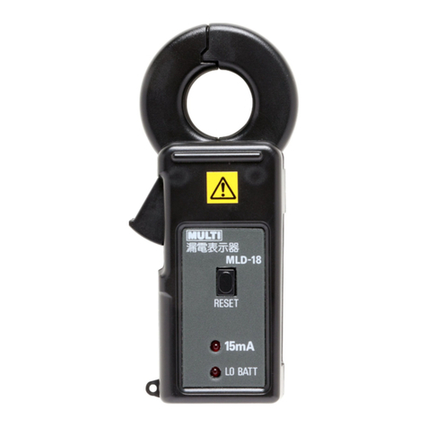 MULTI MEASURING INSTRUMENTS MLD-18 Manuel utilisateur MULTI MEASURING INSTRUMENTS MLD-18 Manuel utilisateur