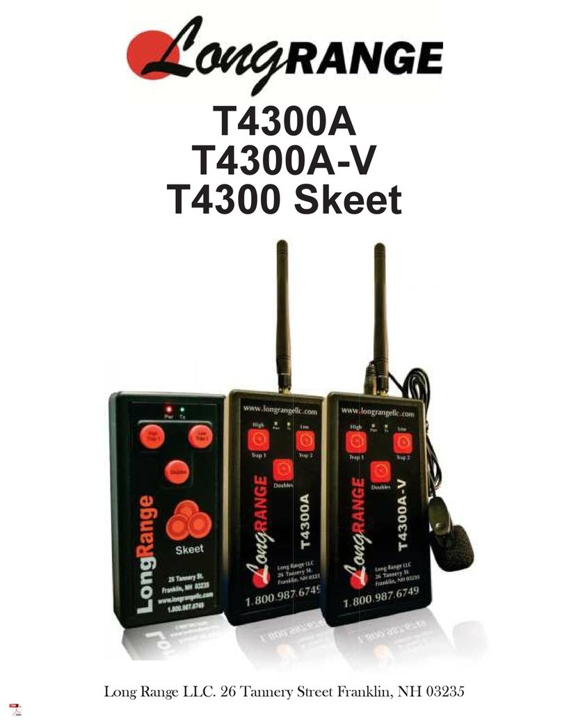 Long range T4300A Manuel utilisateur Long range T4300A Manuel utilisateur
