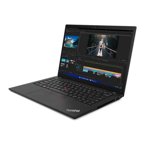 Lenovo ThinkPad T14 Gen 1 Manuel utilisateur