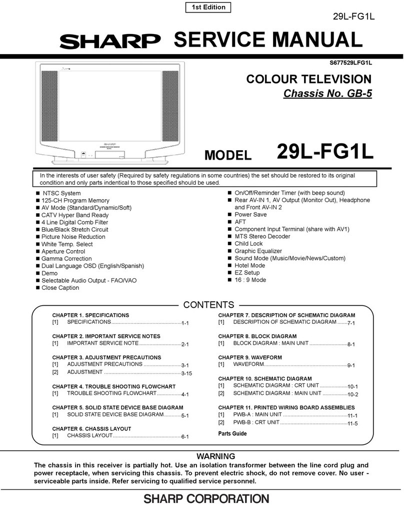 Sharp 29L-FG1L Manuel utilisateur