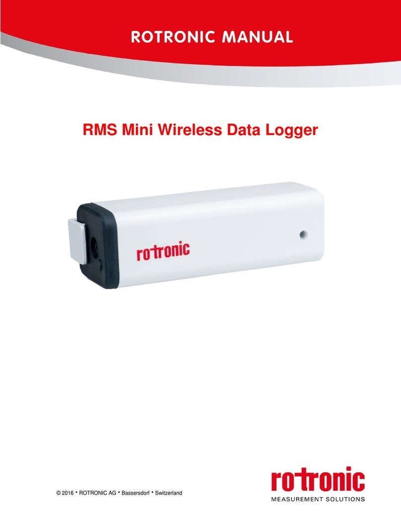 Rotronic RMS Manuel utilisateur