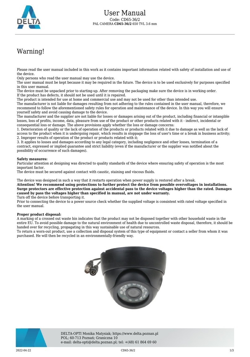 Delta CD65-36/2 Manuel utilisateur