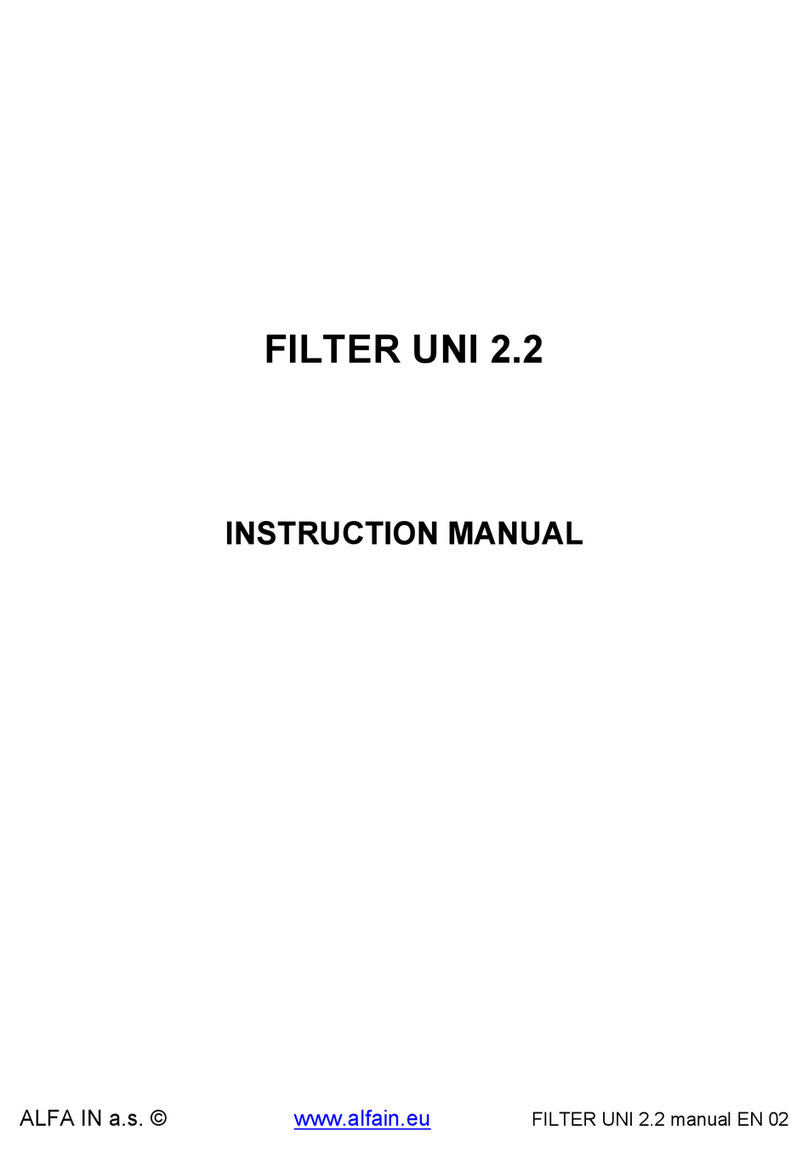 Alfa Network FILTER UNI 2.2 Manuel utilisateur
