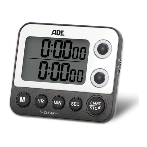 ADE TD 2100-1 Manuel utilisateur