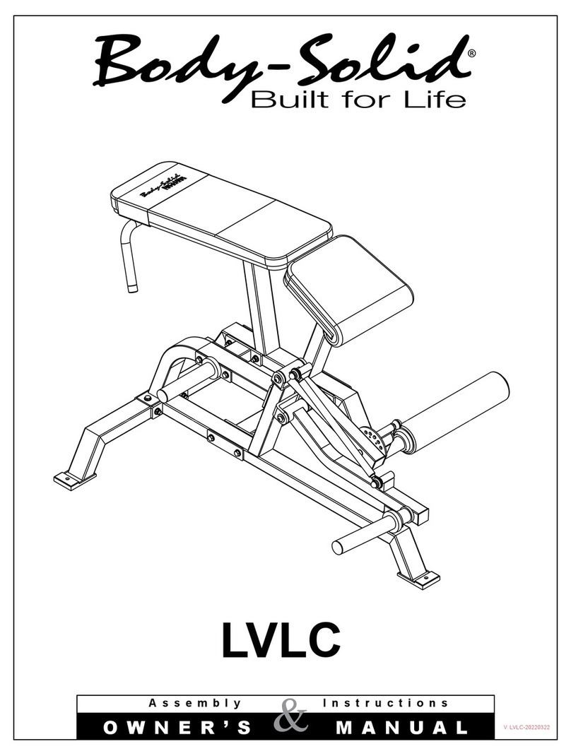 Body Solid LVLC Guide de démarrage rapide