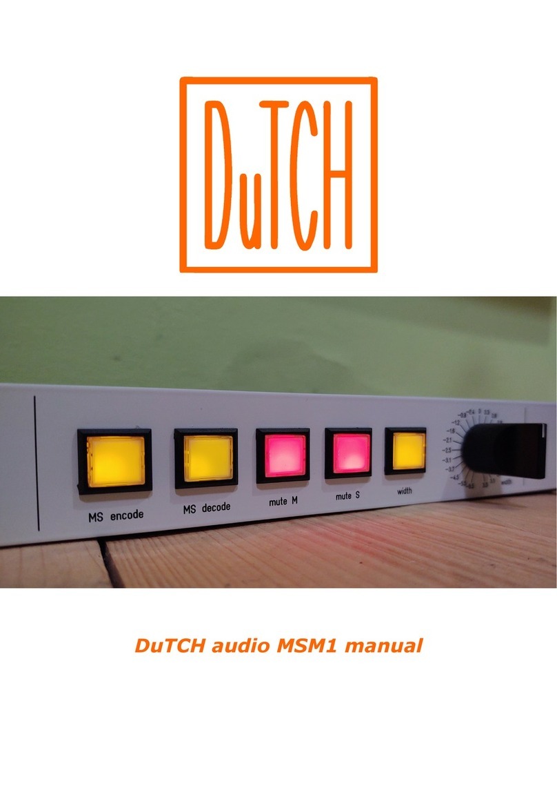 DUTCH MSM1 Manuel utilisateur