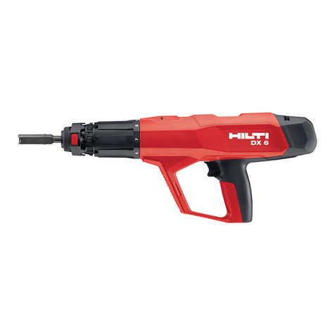 Hilti DX 6 Manuel utilisateur