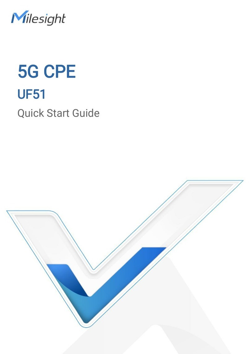 Milesight UF51 Manuel utilisateur