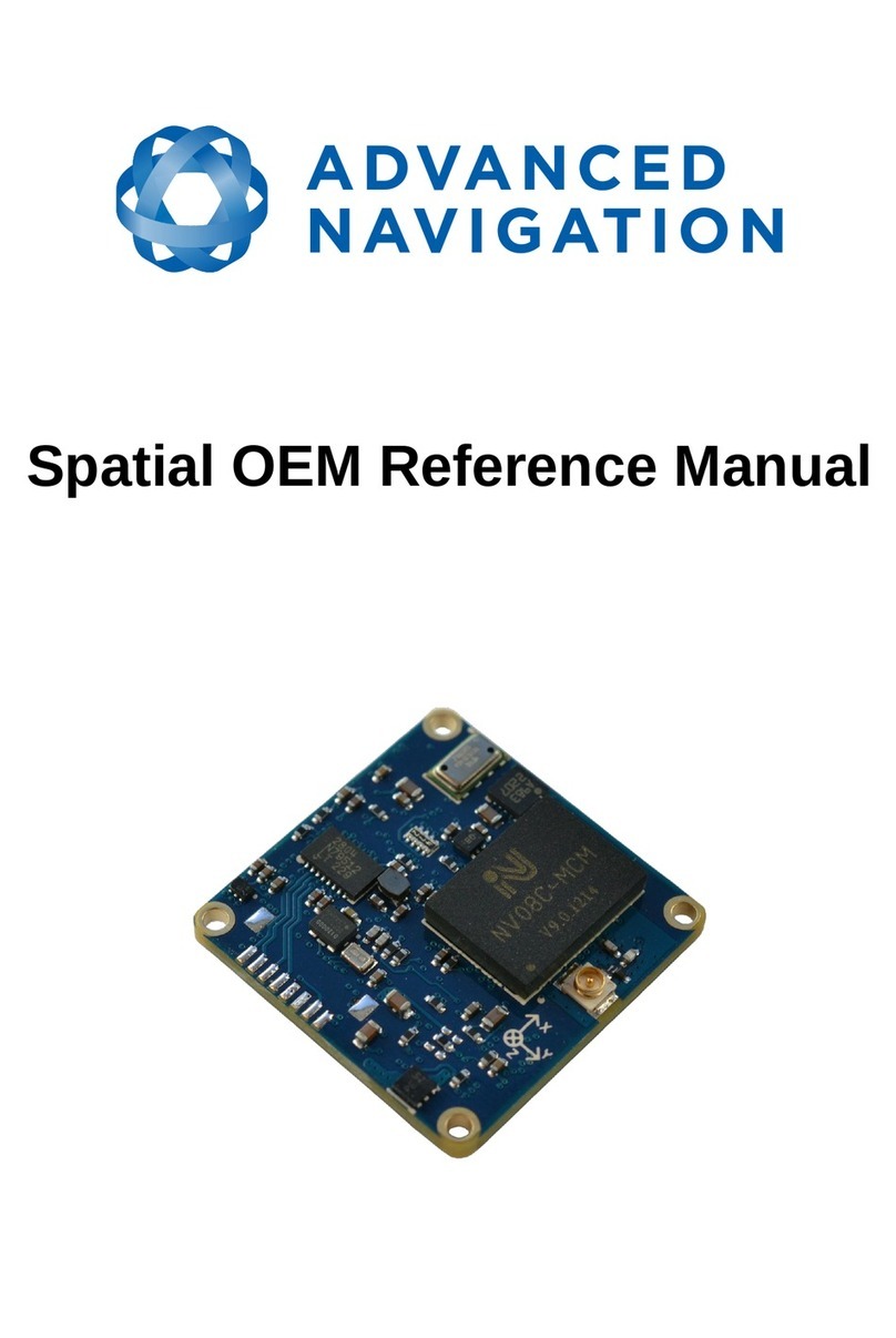 Advanced Navigation Spatial OEM Manuel utilisateur