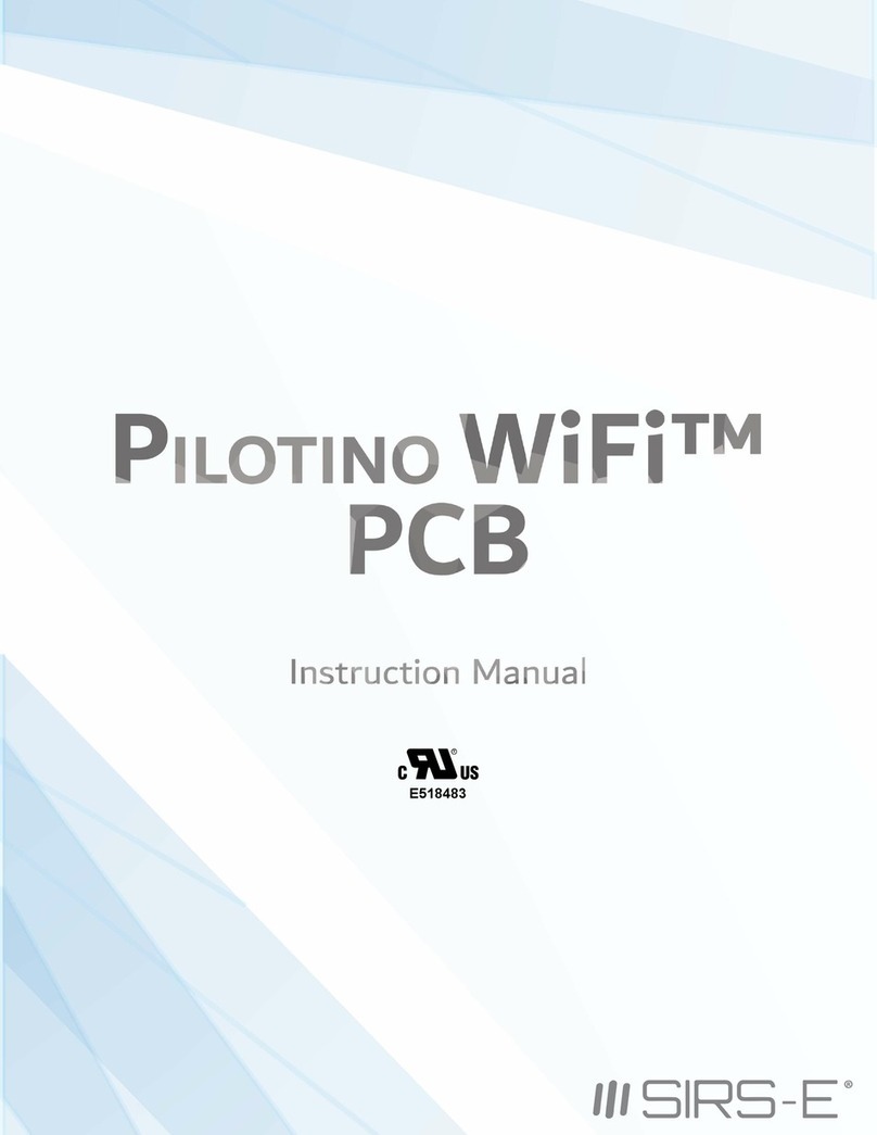 SIRS-E Pilotino WiFi PCB Manuel utilisateur