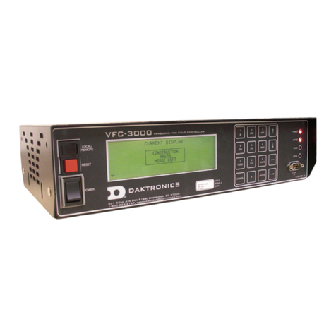Daktronics VFC-3000 Manuel utilisateur