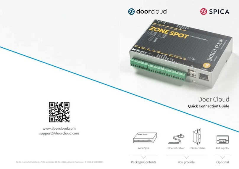 Spica Door Cloud Mode d’emploi