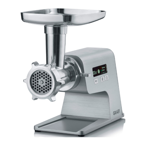 Graef Fleischwolf FW 500 Manuel utilisateur