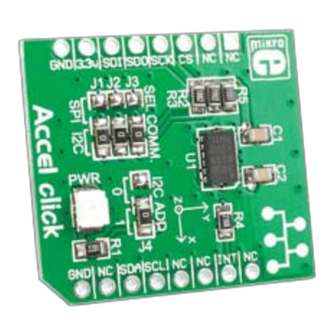 mikroElektronika Click Boad Accel Click Manuel utilisateur mikroElektronika Click Boad Accel Click Manuel utilisateur