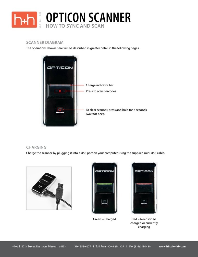 H+H OPTICON Manuel utilisateur