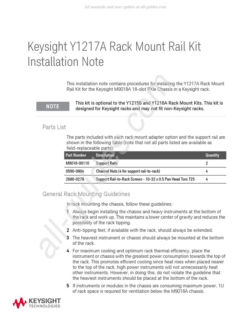 Keysight Technologies Y1217A Guide de démarrage rapide