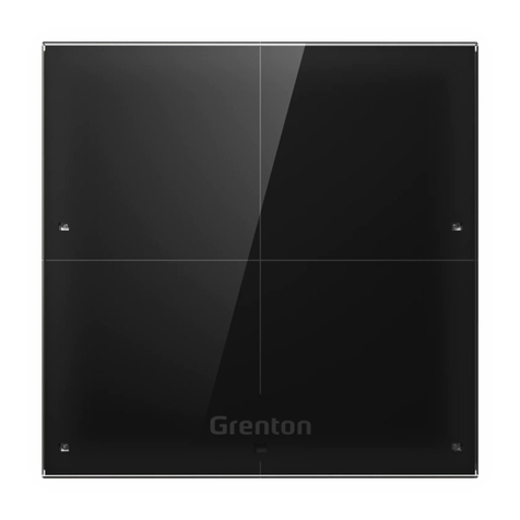 Grenton TOUCH PANEL+4B Manuel utilisateur Grenton TOUCH PANEL+4B Manuel utilisateur