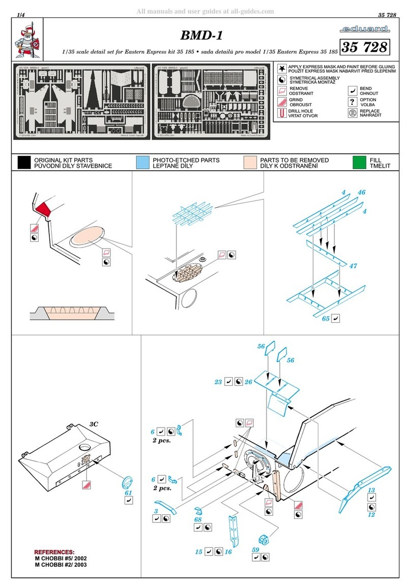 Eduard BMD-1 Manuel utilisateur Eduard BMD-1 Manuel utilisateur