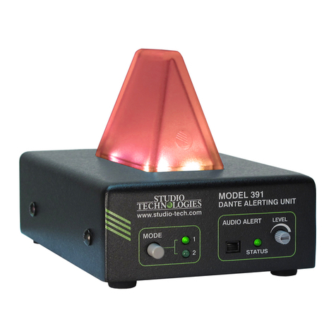 Studio Technologies 391 Manuel utilisateur