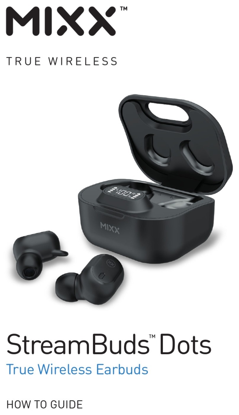 Mixx StreamBuds Dots Guide de l'administrateur Mixx StreamBuds Dots Guide de l'administrateur