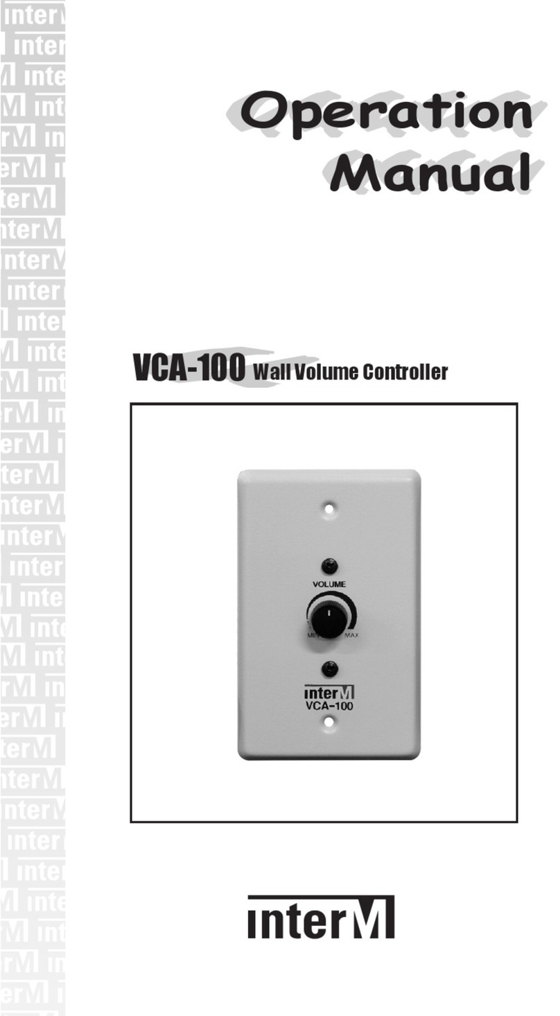 Inter-m VCA-100 Manuel utilisateur