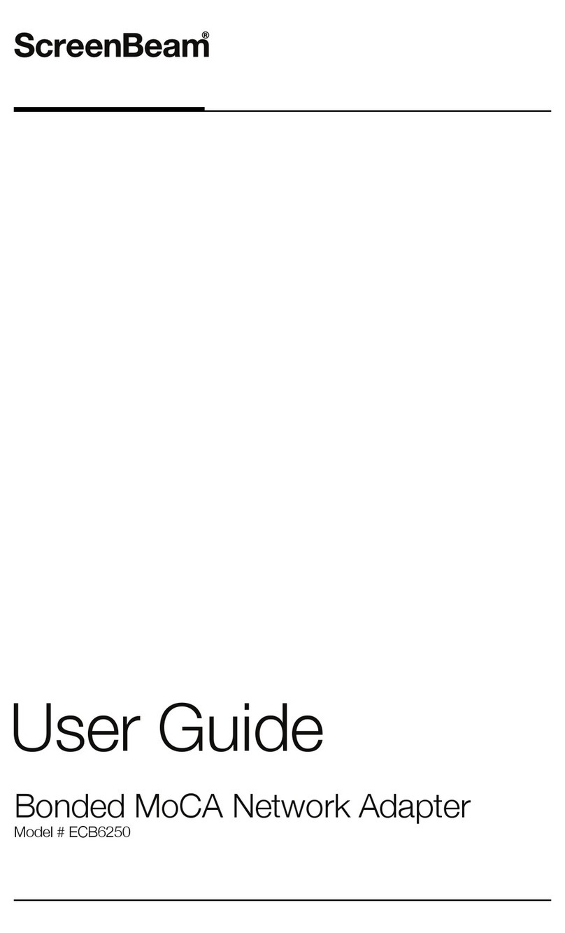 ScreenBeam ECB6250 Manuel utilisateur