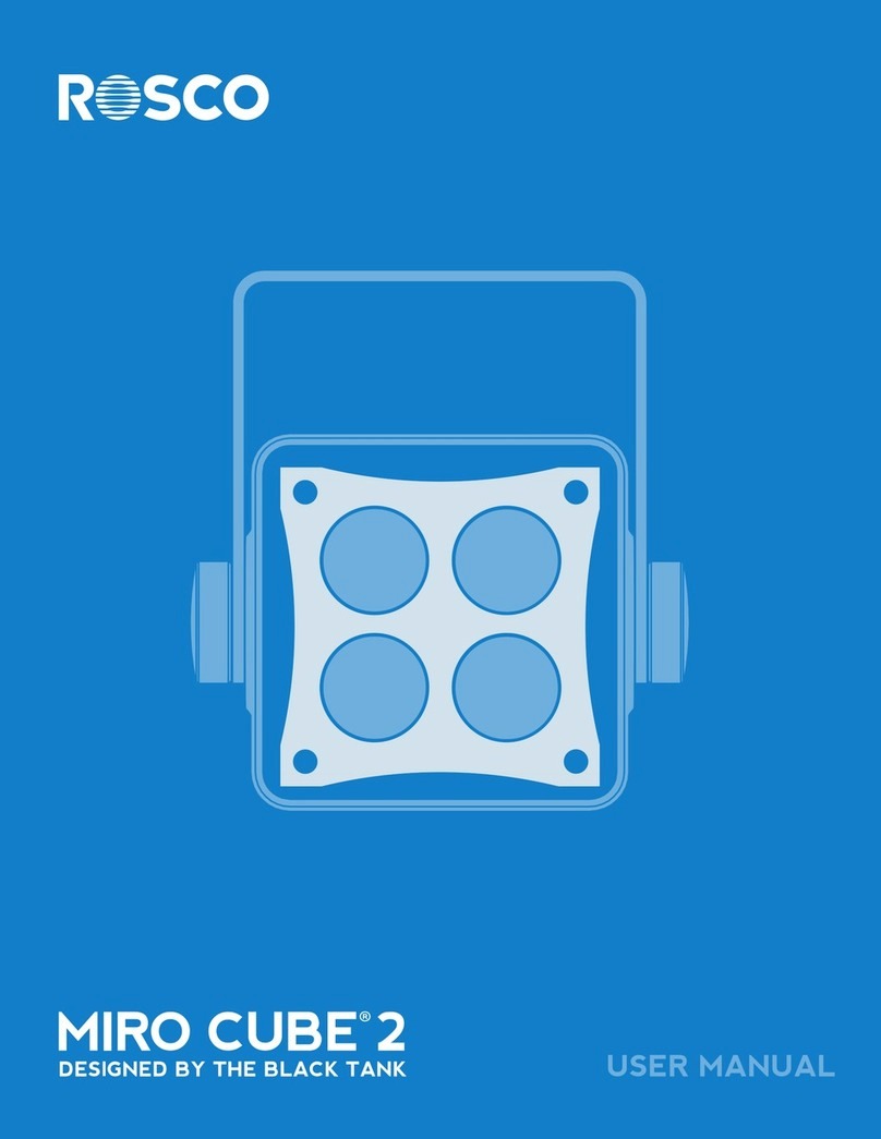 Rosco MIRO CUBE 2 Manuel utilisateur